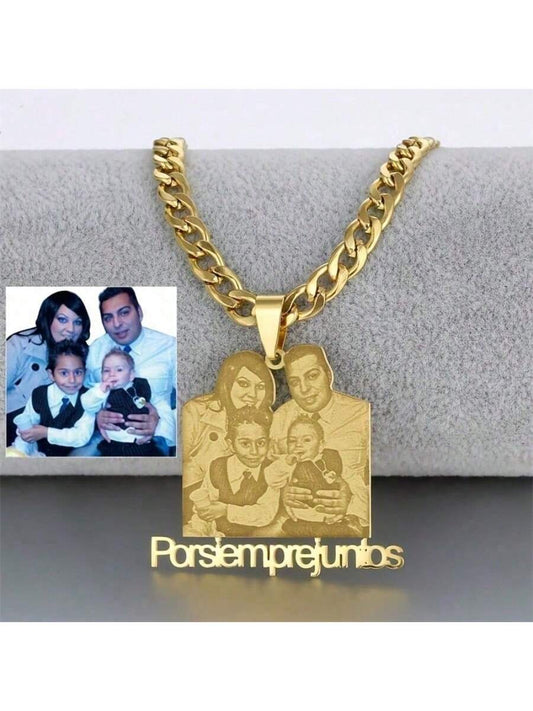 customized photo necklace