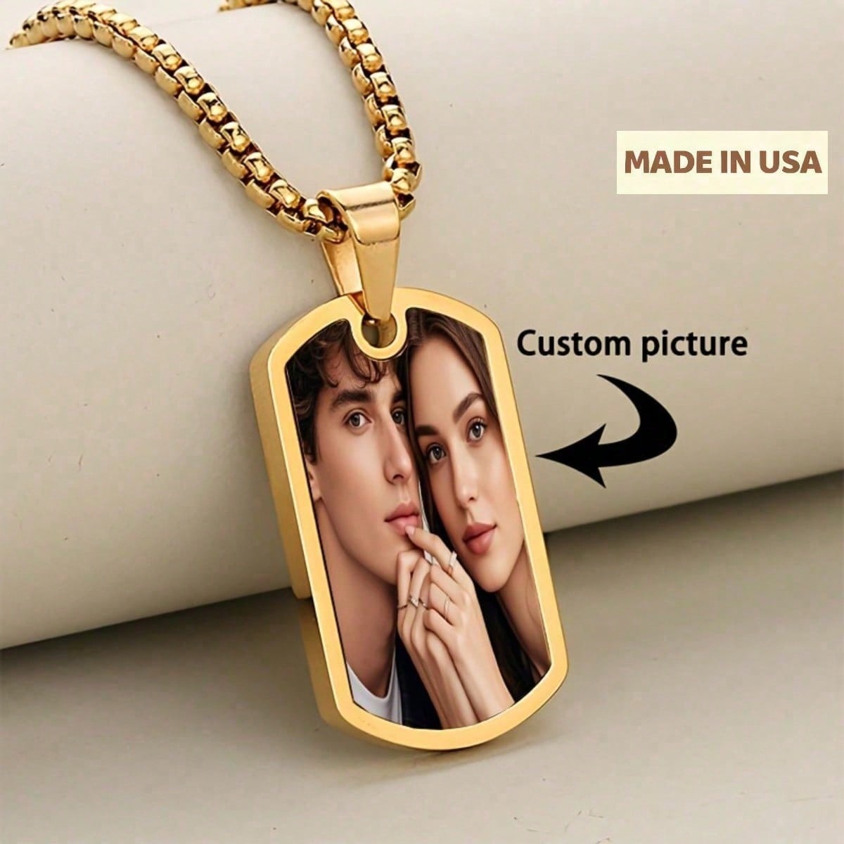 Personalized Gift Photo Necklace