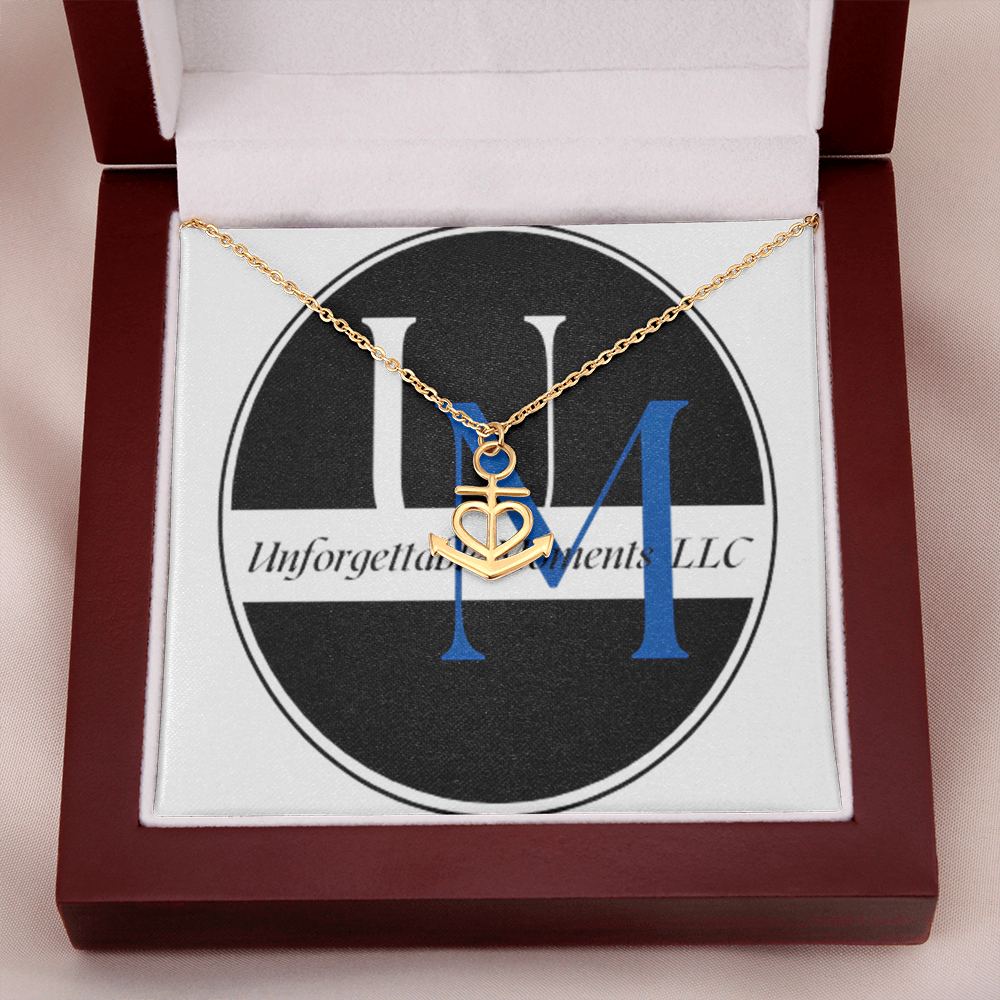 anchor pendant necklace