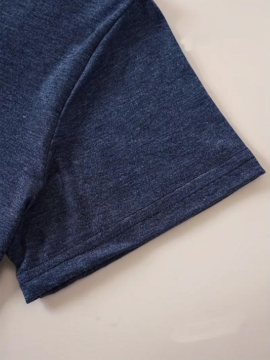 Chic women's casual t-shirt showing the sleeve detail and soft fabric texture for a stylish everyday look.