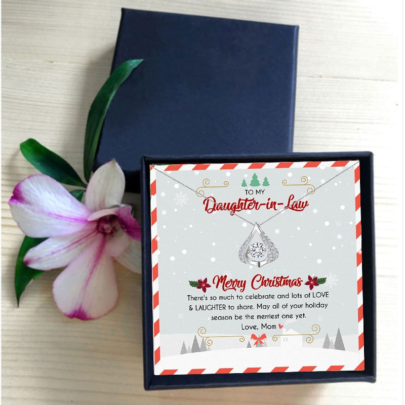 Christmas Daughter-In-Law Message Jewelry Box