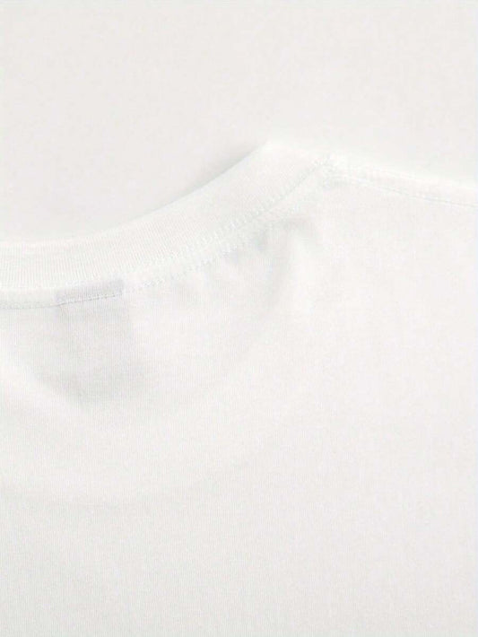 Patriotic eagle t-shirt showing the neckline and fabric of the shirt, perfect for showcasing American pride.