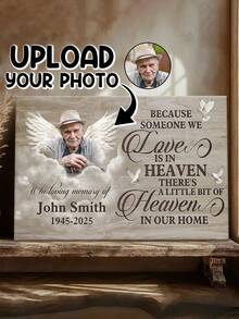 Custom “Love In Heaven” Memorial Poster – Personalized Condolence Banner