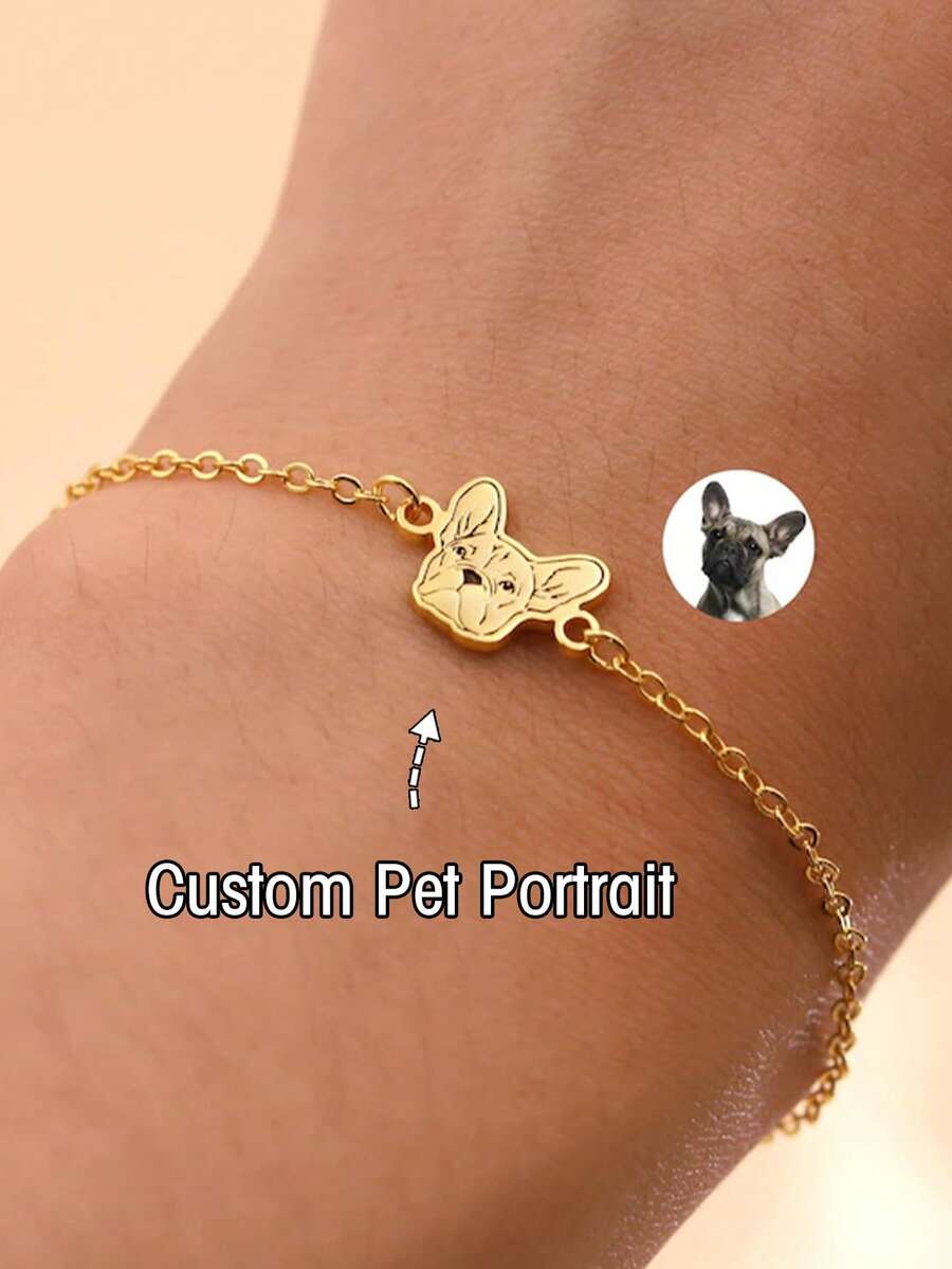 personalized pet photo dog tag
