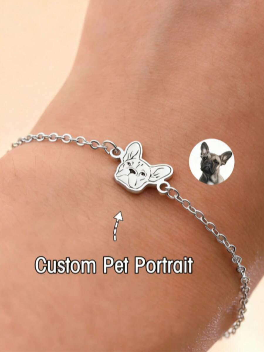 personalized pet photo dog tag