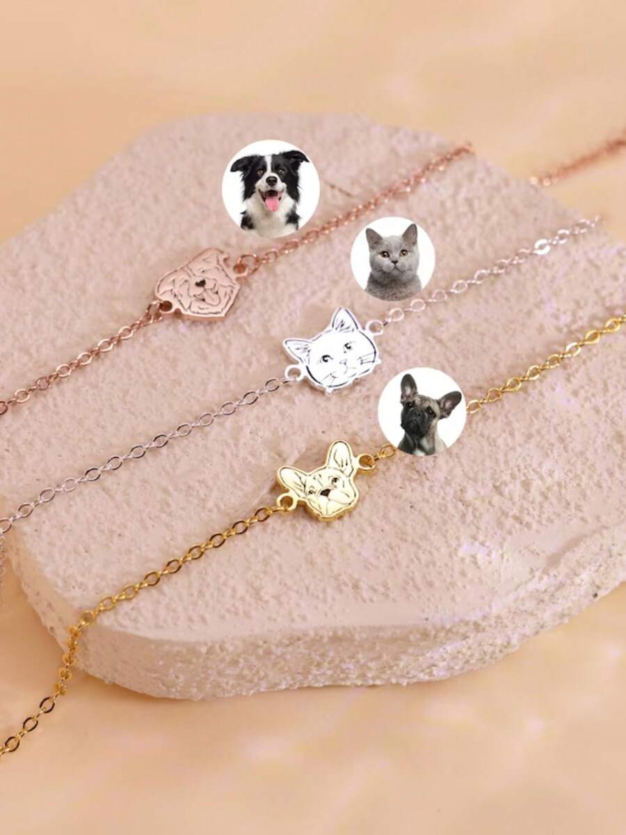 personalized pet photo dog tag