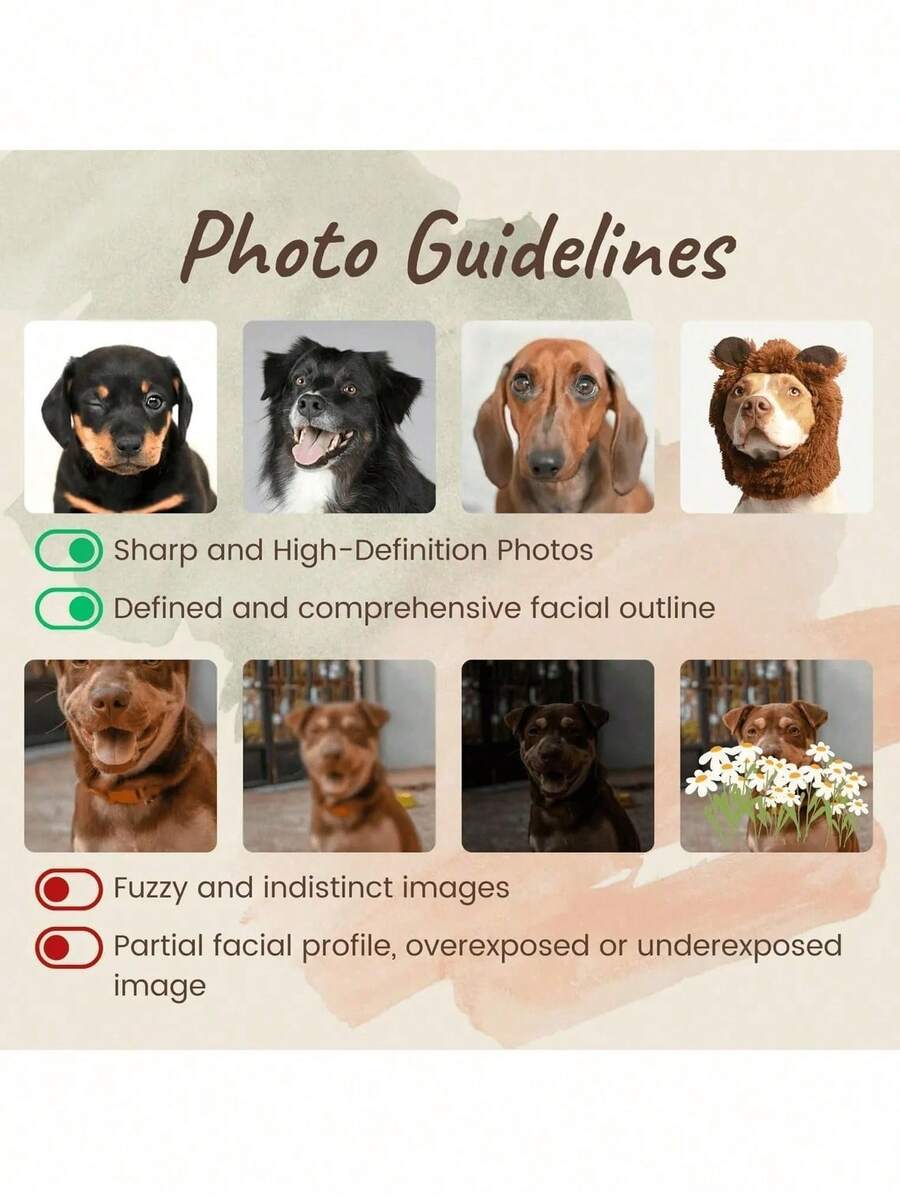 personalized pet photo dog tag