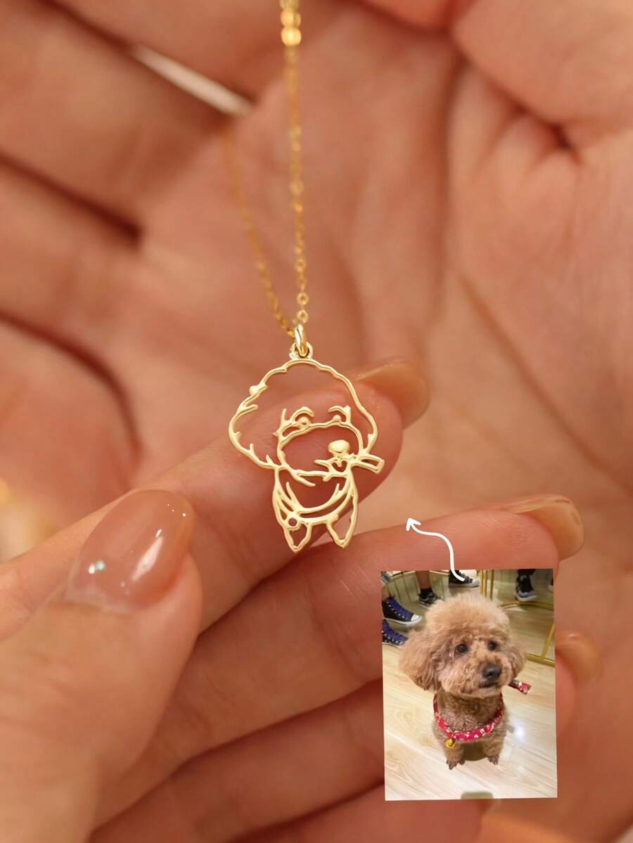 personalized pet photo dog tag