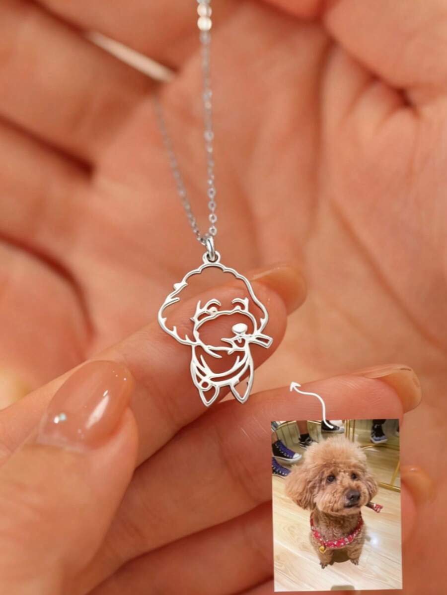 personalized pet photo dog tag