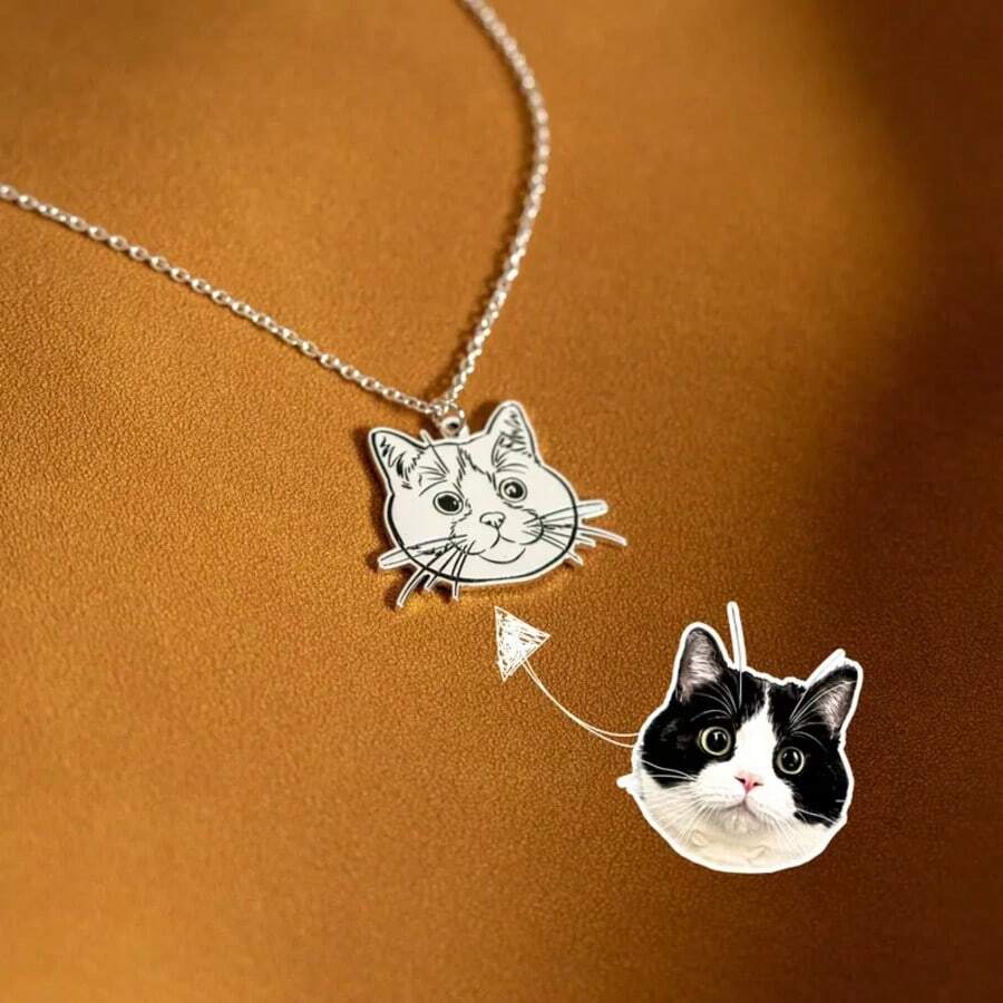 personalized pet photo dog tag