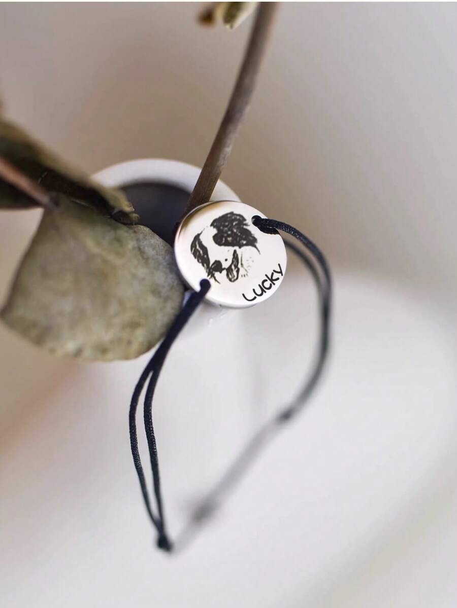 personalized pet photo dog tag