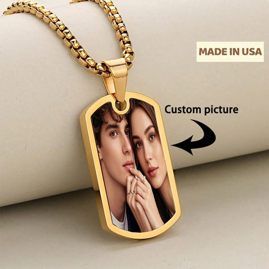 Personalized Gift Photo Necklace