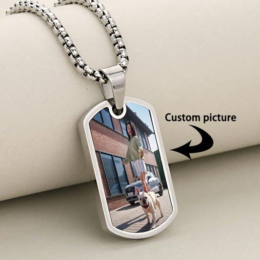 Personalized Gift and Owner Photo Necklace