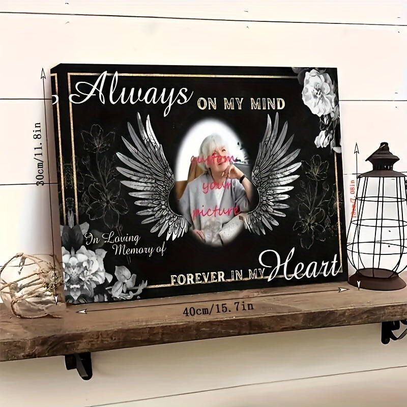 Custom Wooden Frame Canvas Painting – Personalized Wall Art