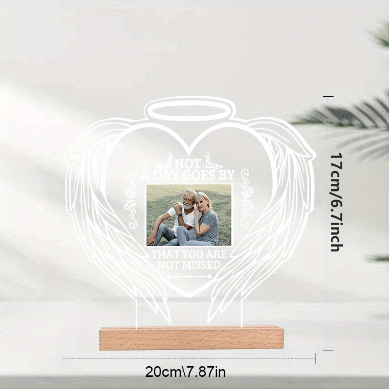 Personalized Acrylic Photo Plaque – Custom Memorial Keepsake Gift