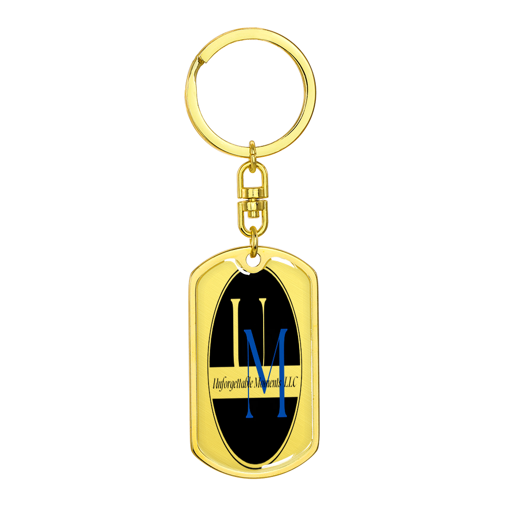 personalized graphic dog tag keychain