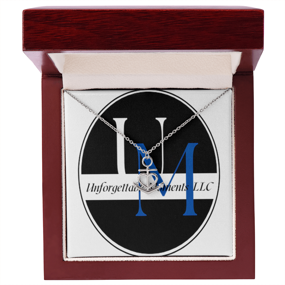 anchor pendant necklace