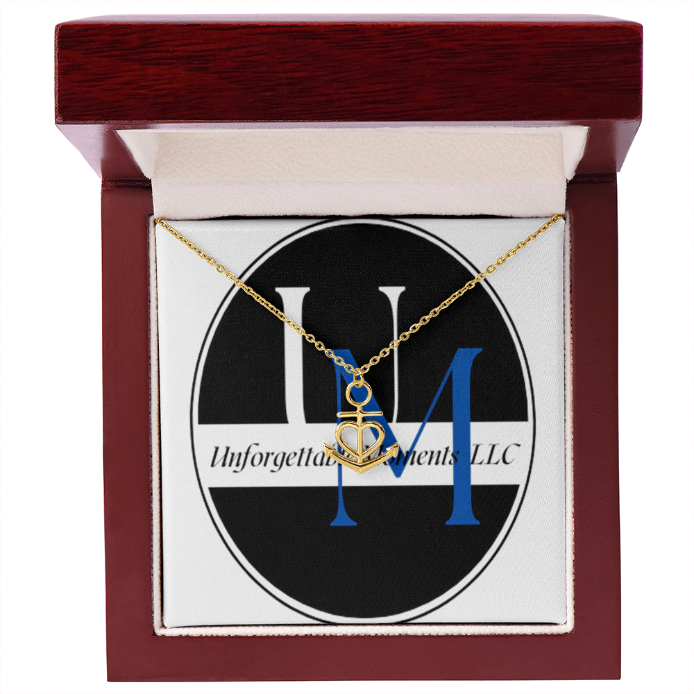 anchor pendant necklace