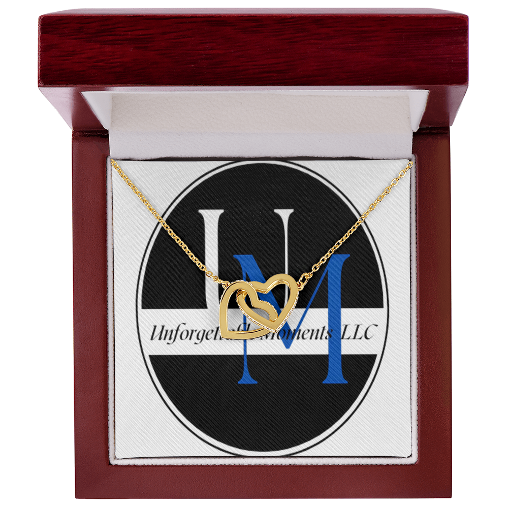 Interlocking Hearts Necklace for Women