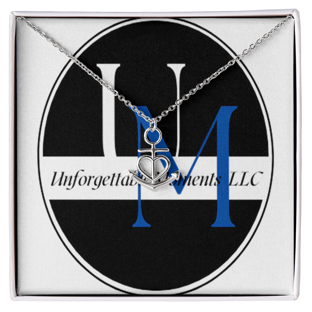 anchor pendant necklace