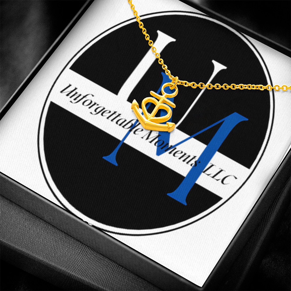 anchor pendant necklace