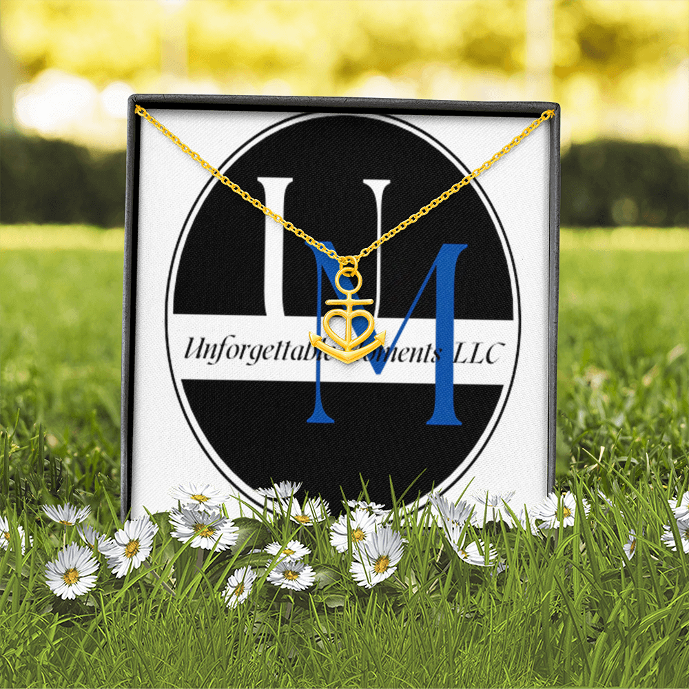 anchor pendant necklace