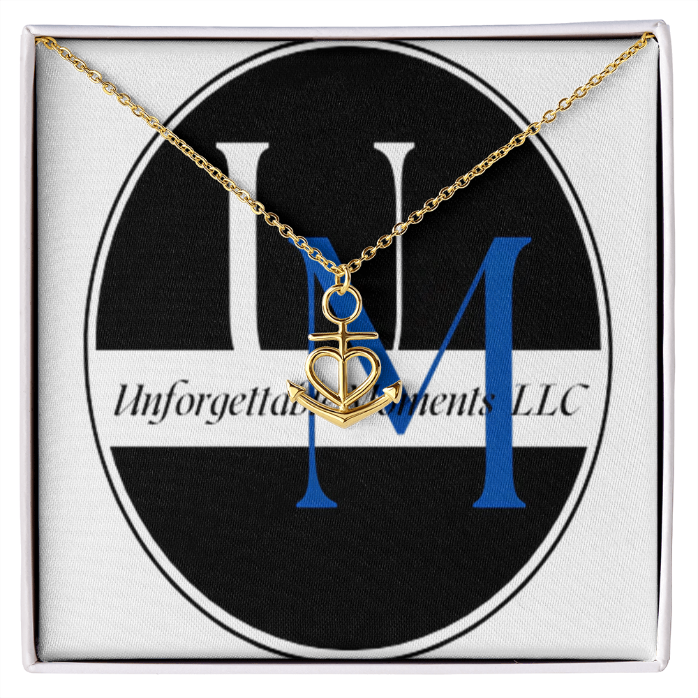 anchor pendant necklace