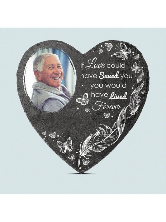 Custom Memorial Garden Stone – Personalized Remembrance Decor