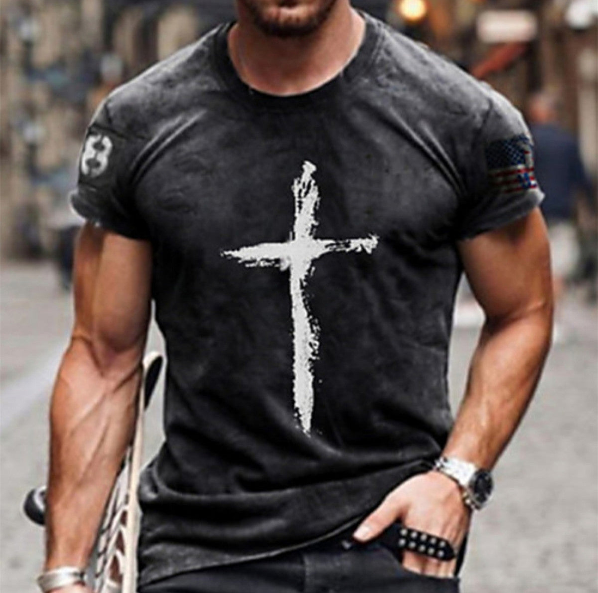 Graphic Cross T-Shirt