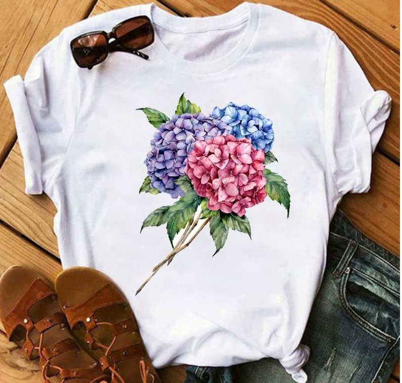 Womens Floral Print T-Shirt
