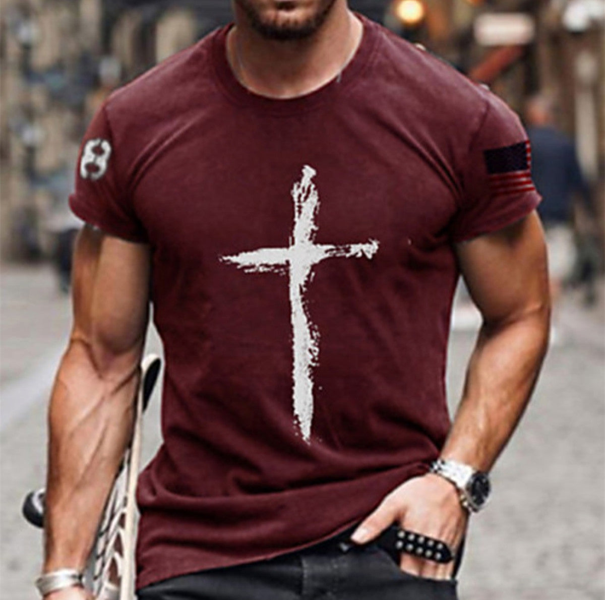 Graphic Cross T-Shirt