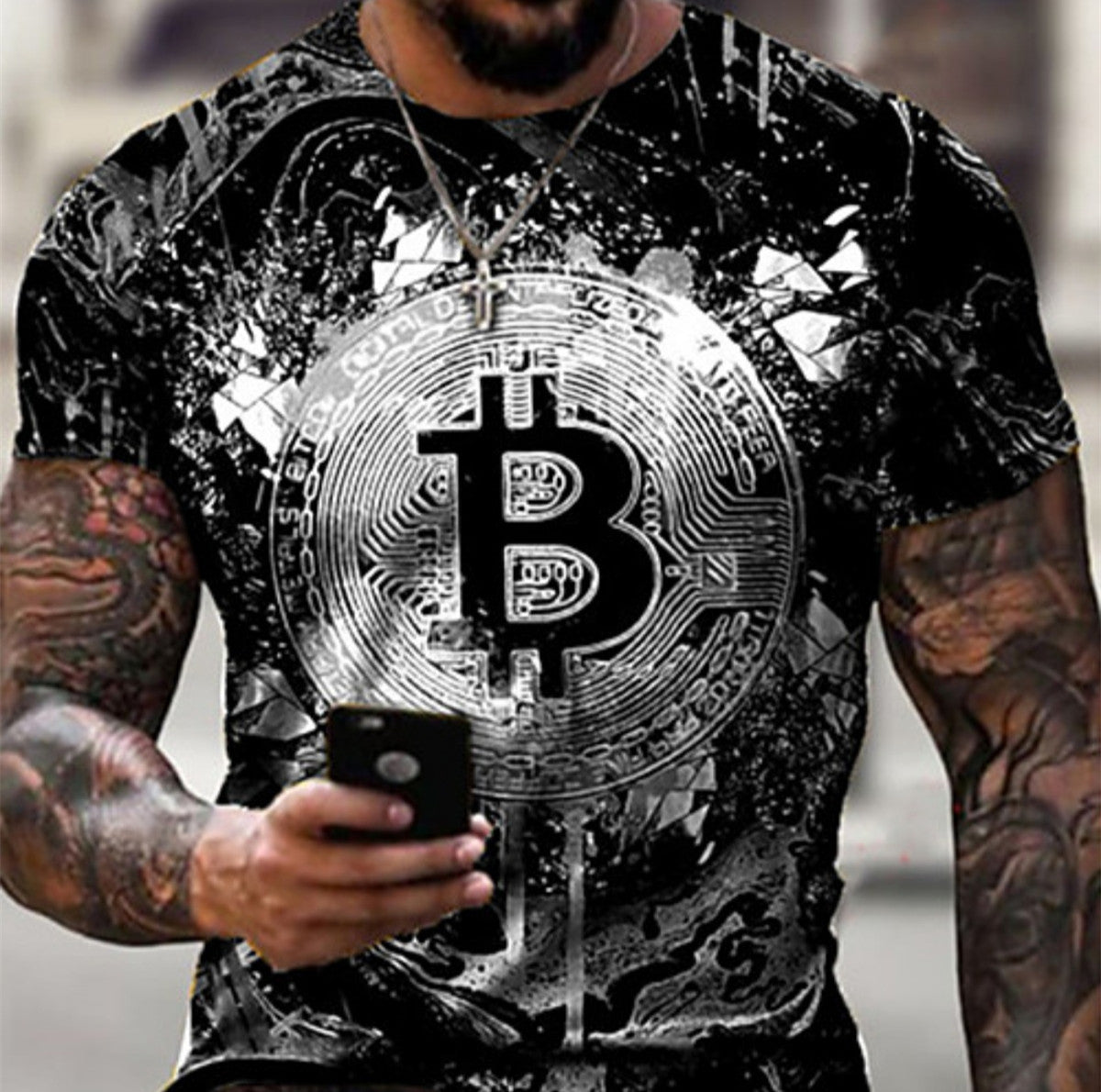 Bitcoin Round T-Shirt