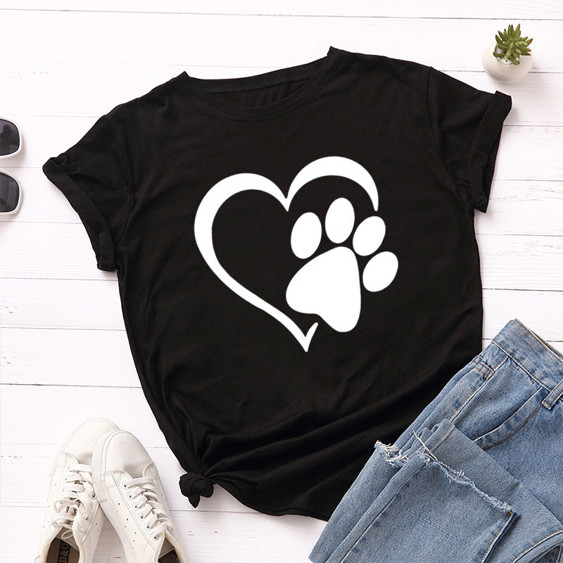 Dog Paw Print Shirt 