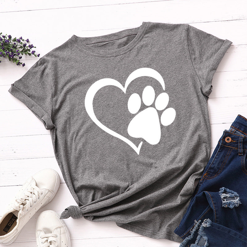 Dog Paw Print Shirt 
