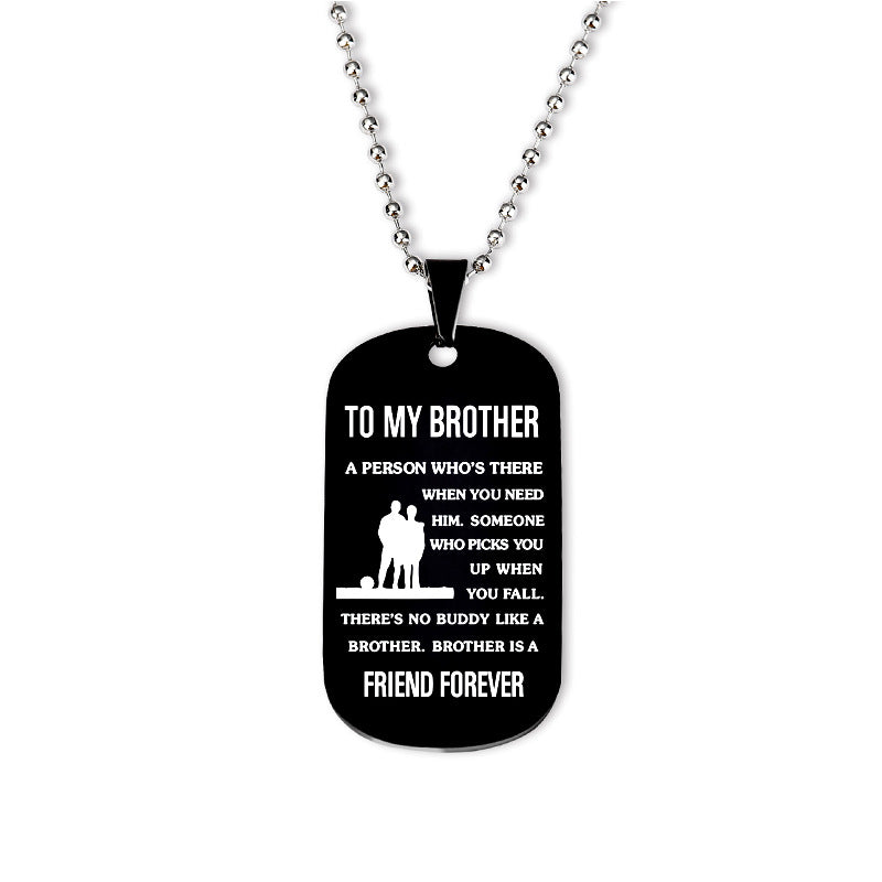 Military Keychain Necklace