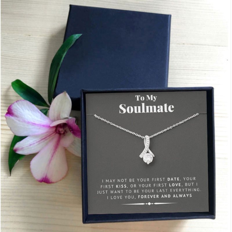 To My Soulmate Love Message Jewelry Box