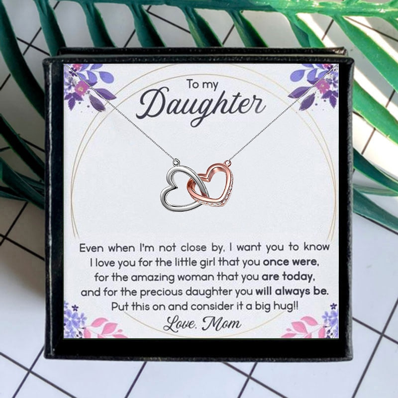To My Daughter Love Jewelry Message Box
