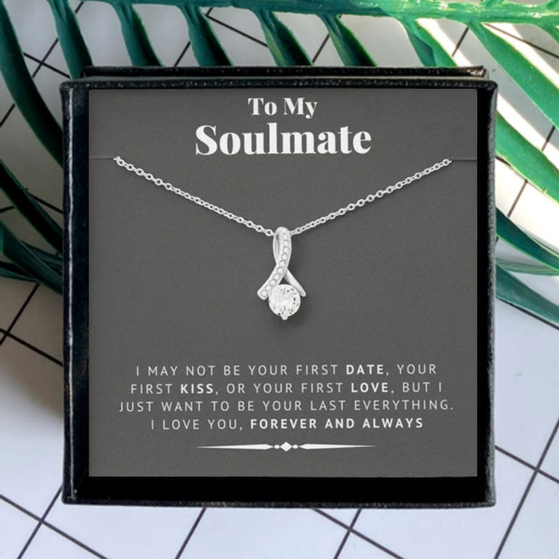To My Soulmate Love Message Jewelry Box