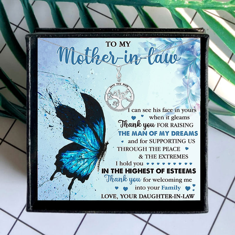 Butterfly Love You Mom Message Jewelry Box