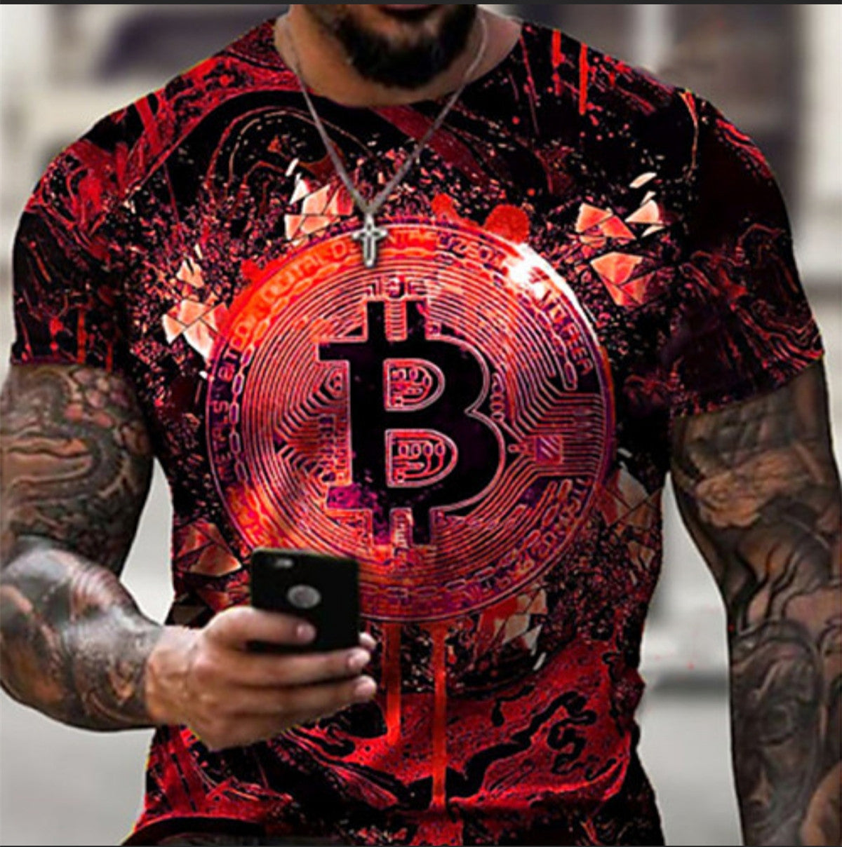 Bitcoin Round T-Shirt